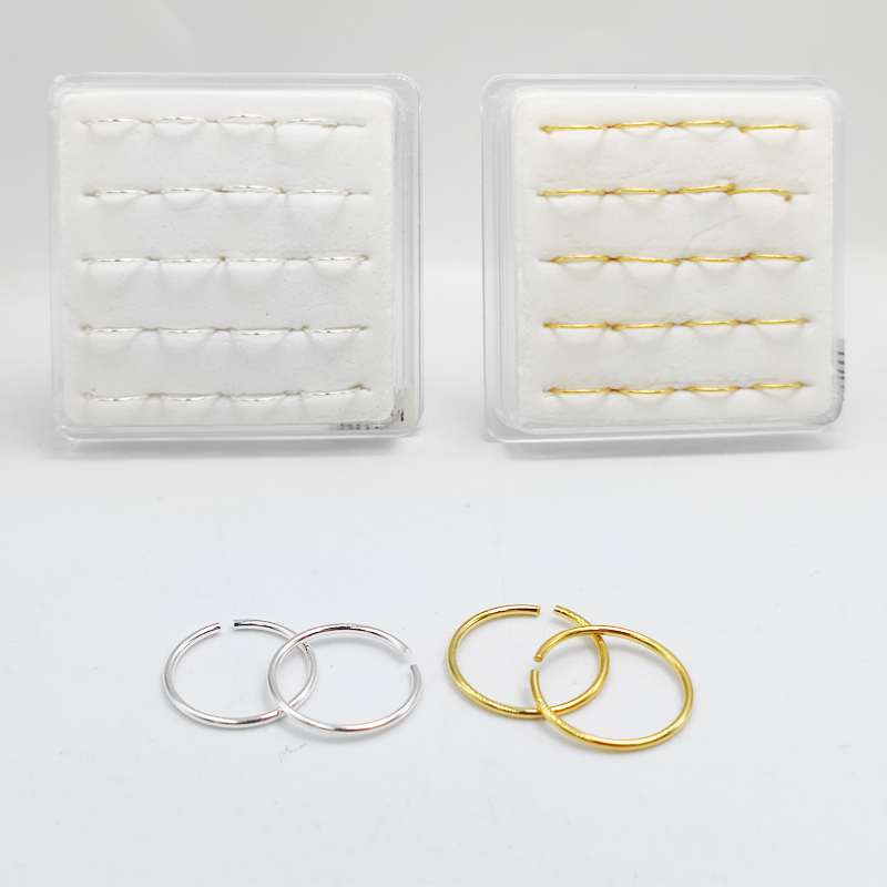 Helix Cartilage Ring - 925 prata esterlina nariz anel argola