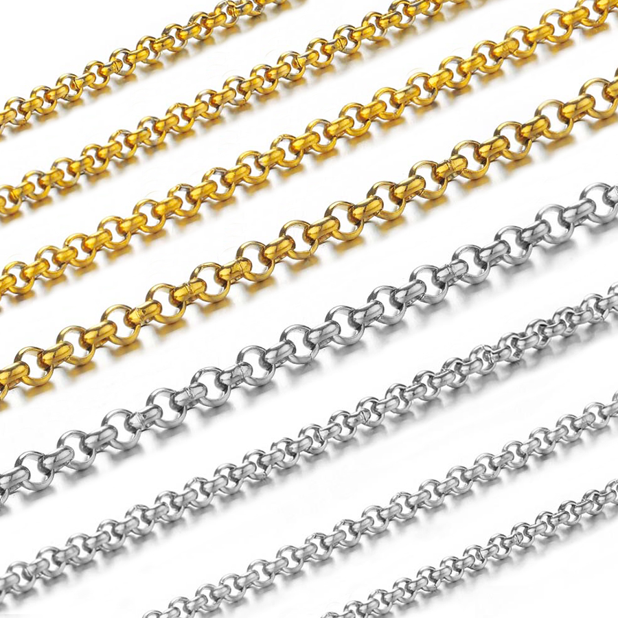Body Jewelry Necklace - Cadeia de Aço Inoxidável em Forma