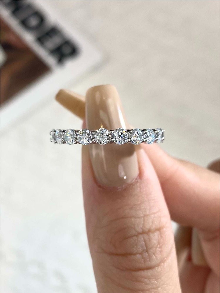 Body Jewelry High Quality - Anéis de Noivado de Moissanite Certificados