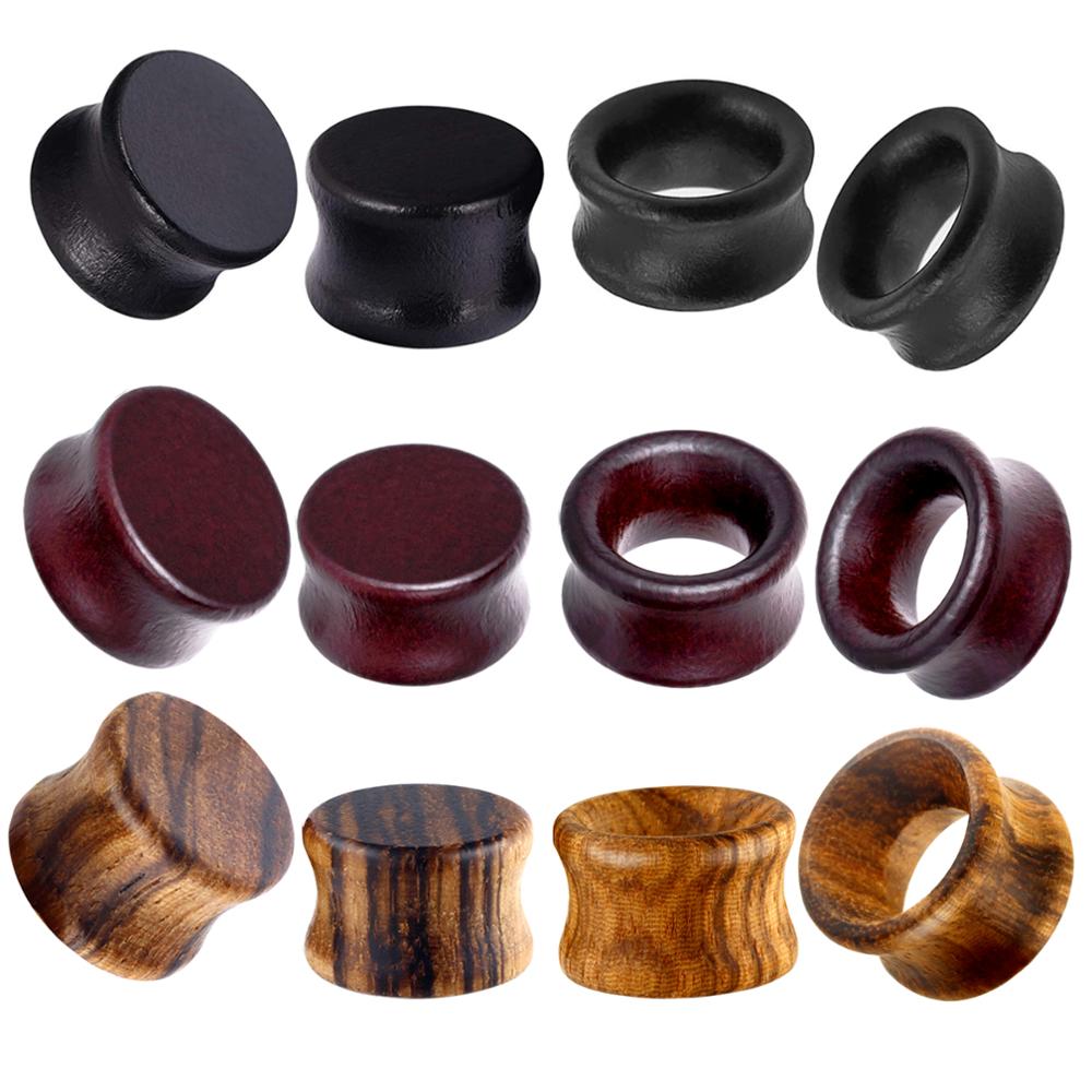 Body Jewelry Ear Gauges - Junlowpy túneis de madeira para carne,