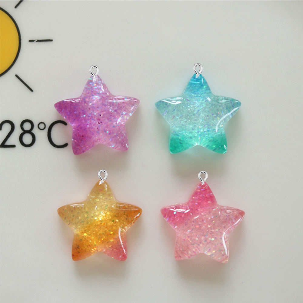 Star Flat Back - Gradient Star Series Flat Back Charms