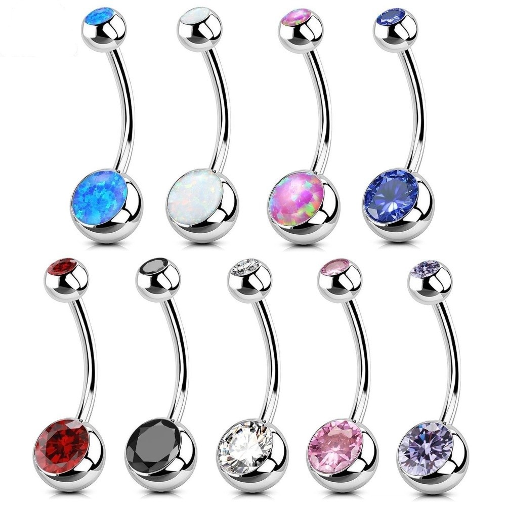 Body Jewelry High Quality - Anéis de umbigo de material de