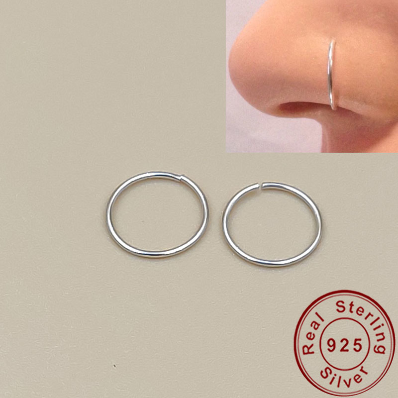 Helix Cartilage Ring - 925 anel de prata anel de