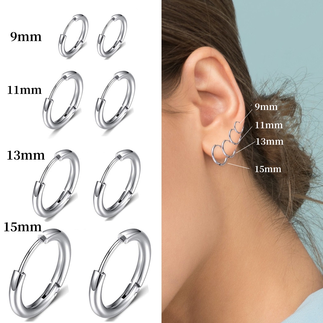Helix Cartilage Ring - Círculo Redondo Huggies para Mulheres e