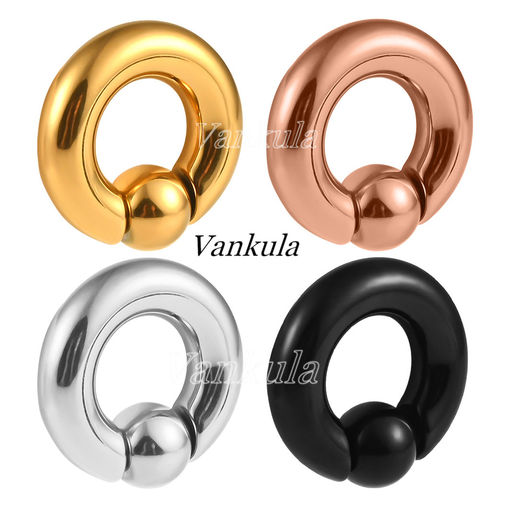 Body Jewelry Ear Gauges - Vankula 2 peças de túneis de