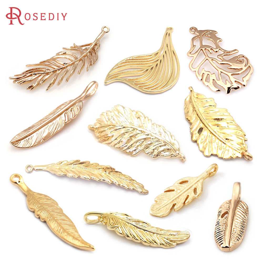 Body Jewelry High Quality - 18k cor de ouro latão pena