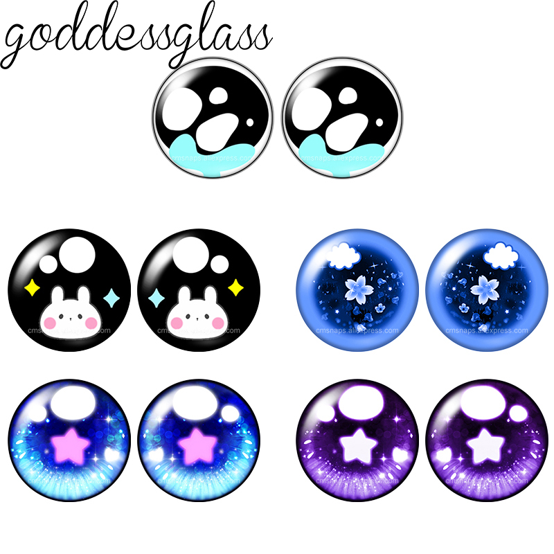 Star Flat Back - Olhos de boneca de desenho animado
