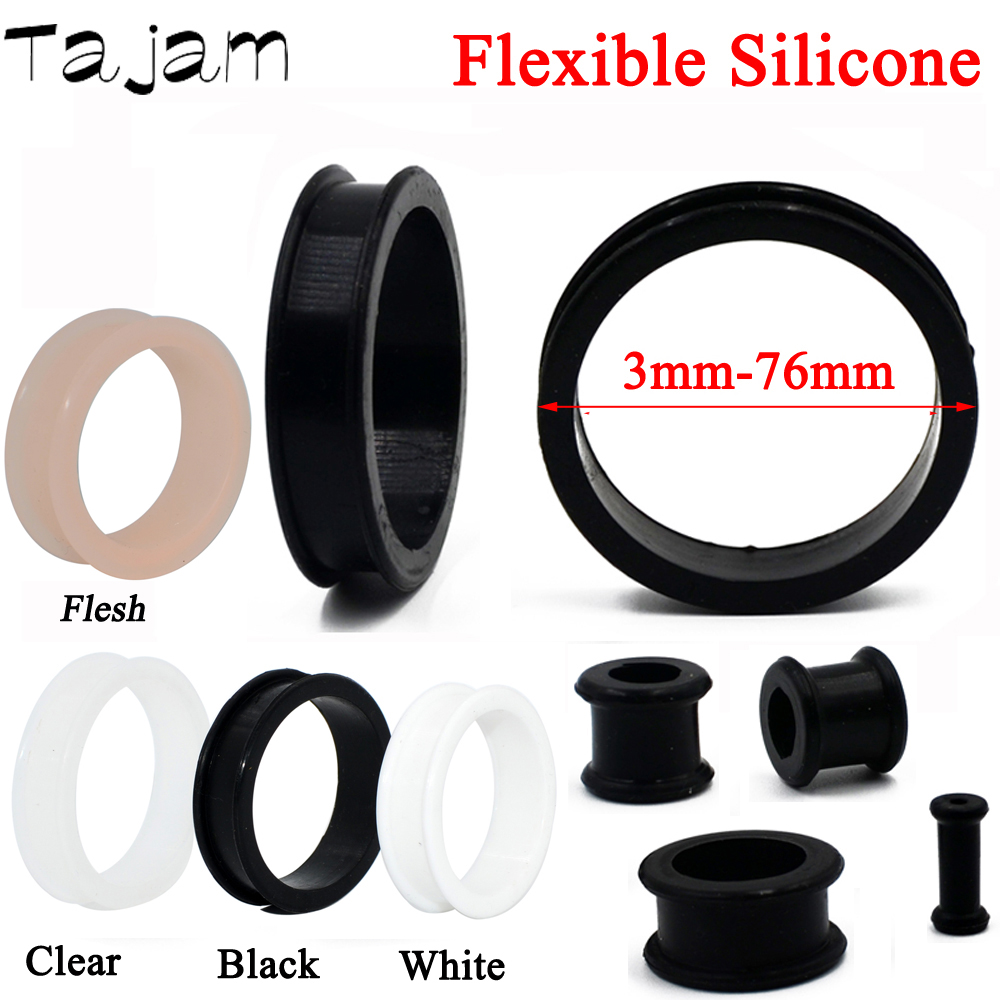 Body Jewelry Ear Gauges - 1 par 3mm-76mm tamanho grande oco