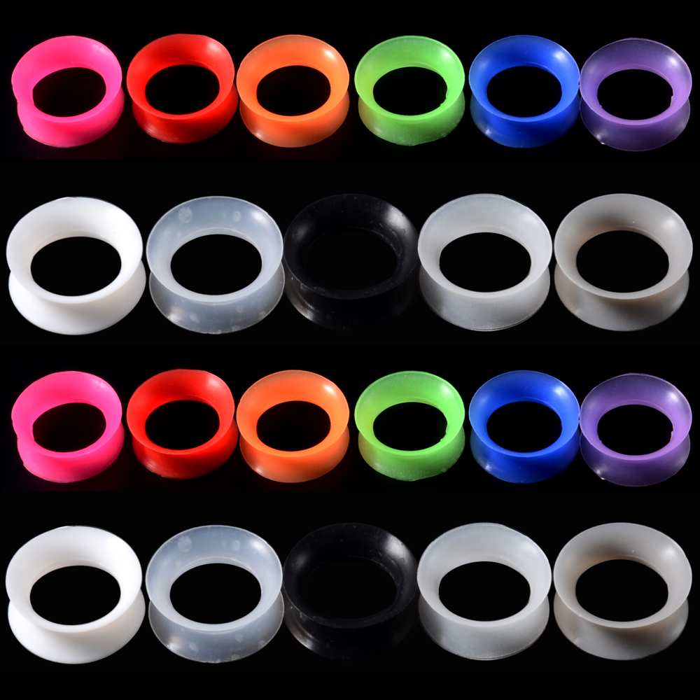 Body Jewelry Ear Gauges - 2 pçs tampões de ouvido de