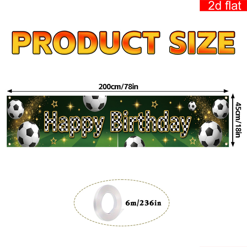 1 unidade, banner de aniversár - Star Flat Back avaliação e preço