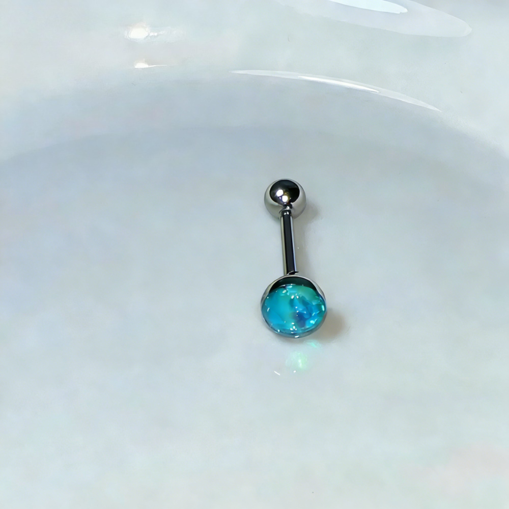 1 Peça Piercing de Língua de A - Body Jewelry High Quality avaliação e preço