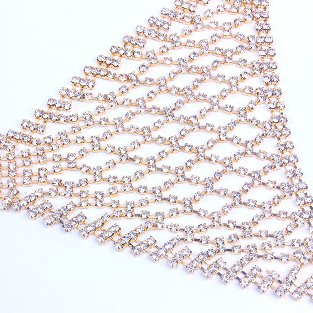 Stonefans malha strass corpo c - Qualiti Body Jewelry avaliação e preço