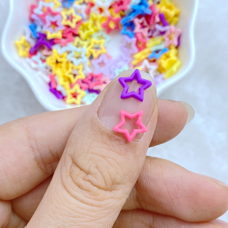 100 pçs novo bonito mini 8mm m - Star Flat Back avaliação e preço