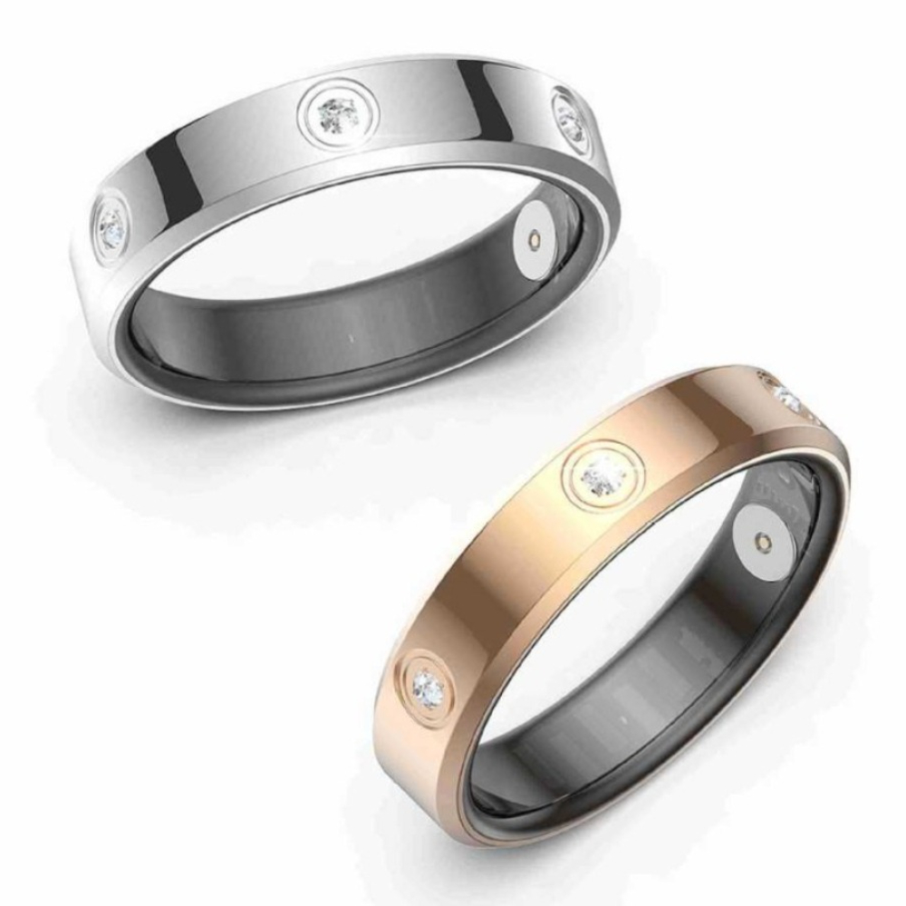 6.3mm anéis inteligentes oxigê - Body Jewelry Websites avaliação e preço