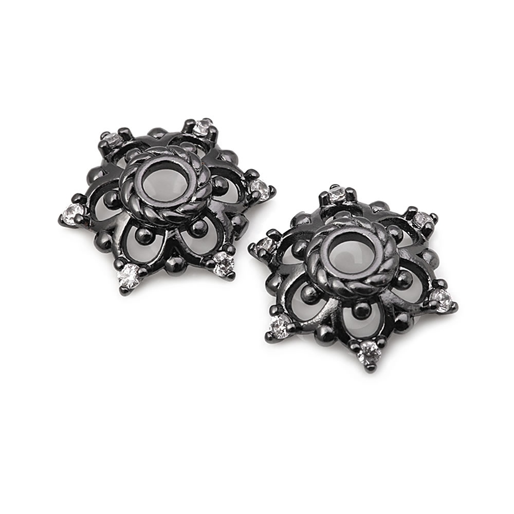 18k cor dourada latão e zircão - Body Jewelry High Quality avaliação e preço