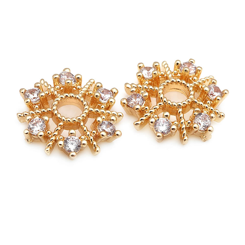 18k cor dourada latão e zircão - Body Jewelry High Quality avaliação e preço