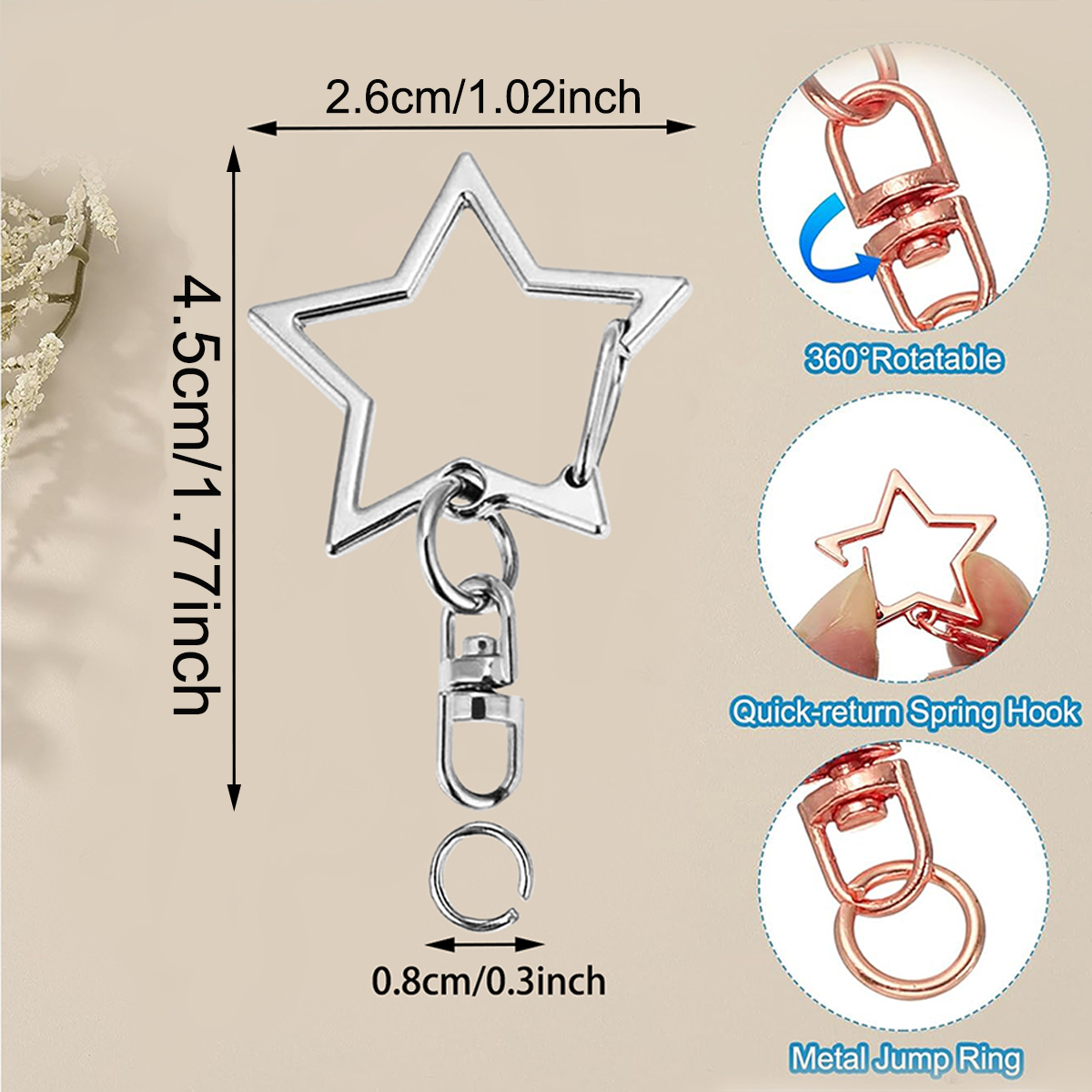 Conjunto de 10/20/30/50 Chavei - Body Jewelry Diy avaliação e preço