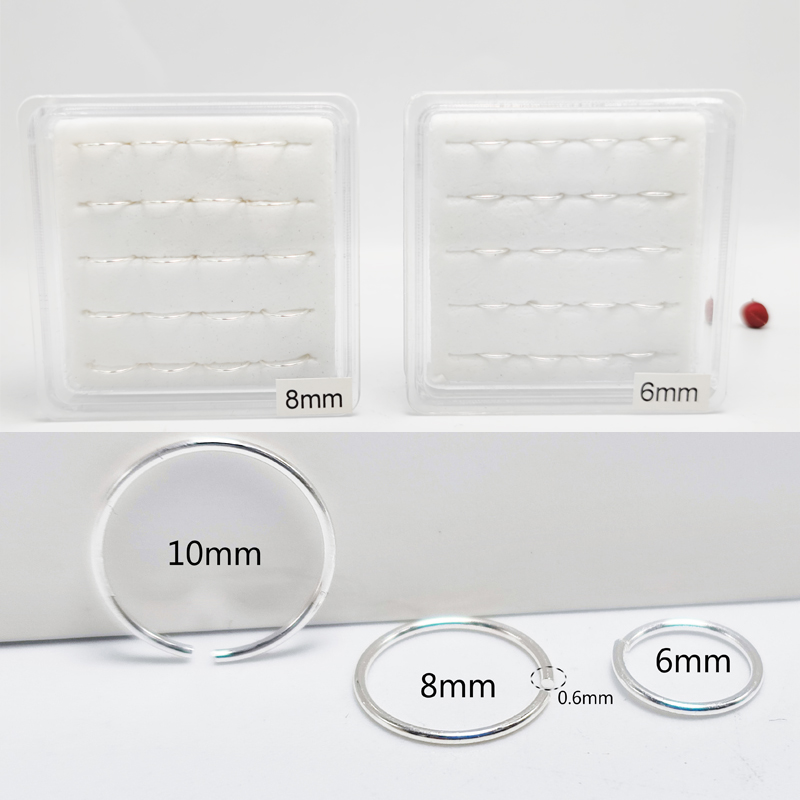 925 prata esterlina nariz anel - Helix Cartilage Ring avaliação e preço