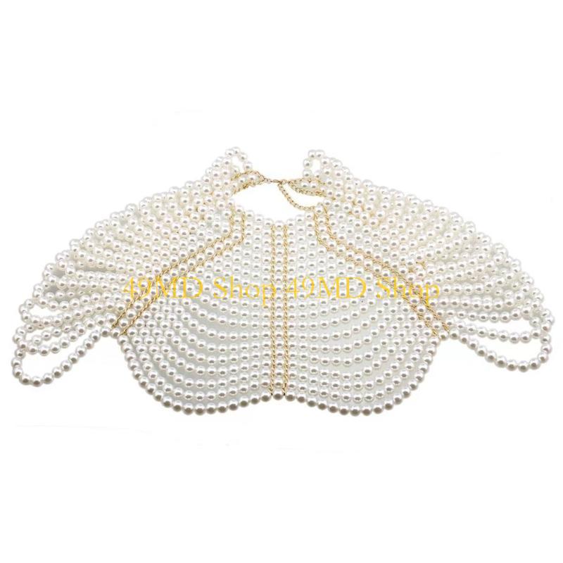 49MD Mulheres elegantes xale m - Body Jewelry Necklace avaliação e preço