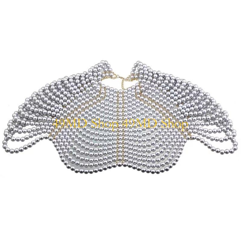 49MD Mulheres elegantes xale m - Body Jewelry Necklace avaliação e preço