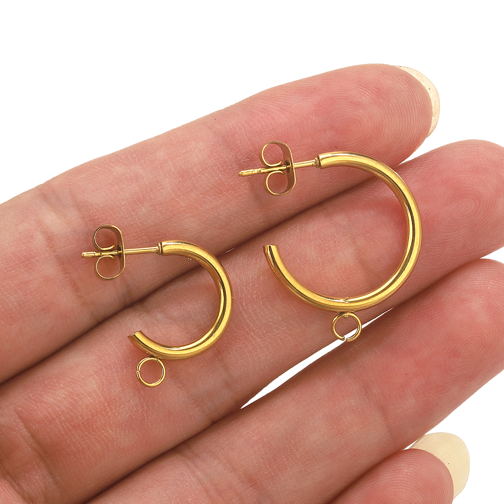6 pçs de aço inoxidável em for - Body Jewelry Diy avaliação e preço