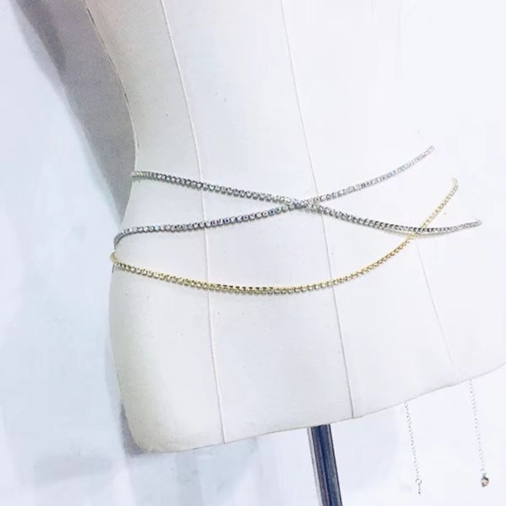 Sexy moda brilhante água broca - Qualiti Body Jewelry avaliação e preço