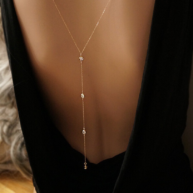 Novo strass sexy feminino volt - Body Jewelry Necklace avaliação e preço