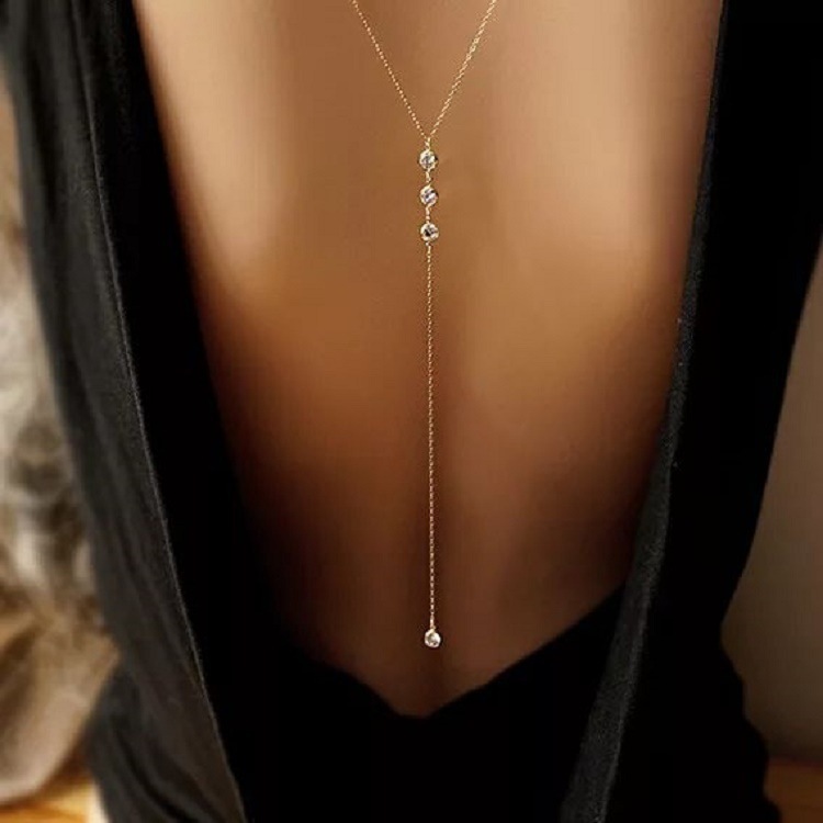 Novo strass sexy feminino volt - Body Jewelry Necklace avaliação e preço