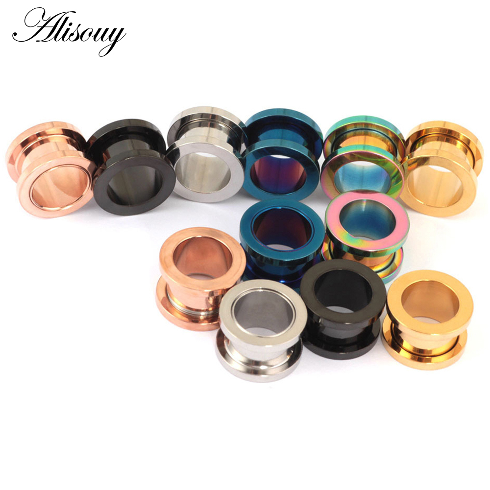 1pc 2mm-25mm tampões de ouvido - Body Jewelry Ear Gauges avaliação e preço