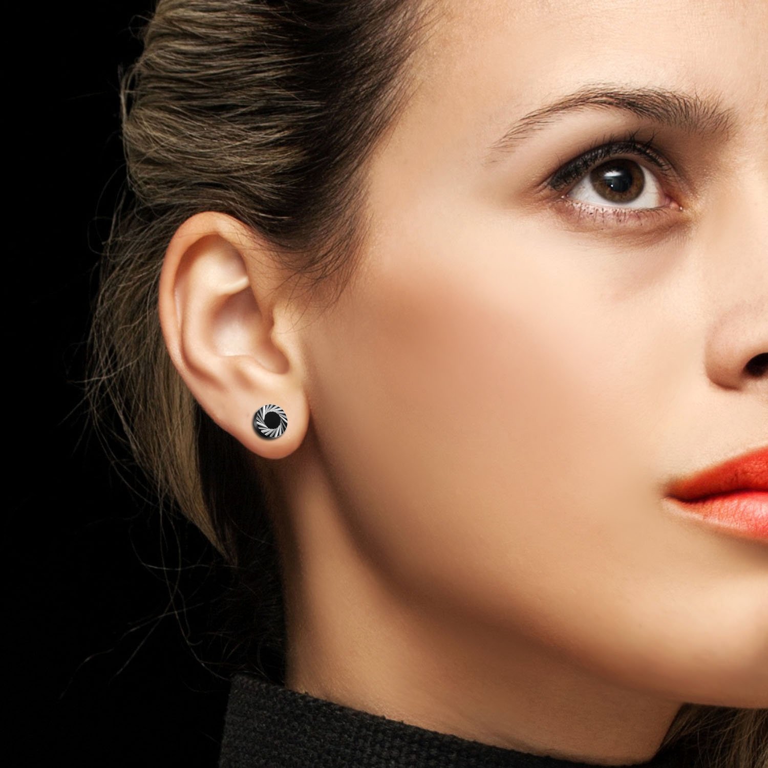 2 peças/6 peças preto de aço i - Body Jewelry Ear Gauges avaliação e preço