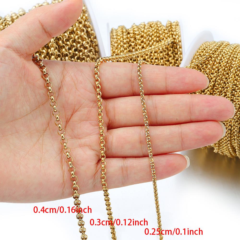 Cadeia de Aço Inoxidável em Fo - Body Jewelry Necklace avaliação e preço
