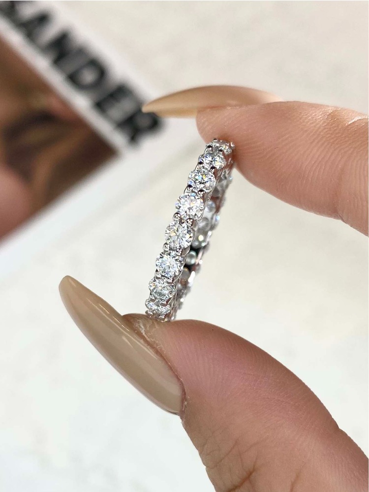 Anéis de Noivado de Moissanite - Body Jewelry High Quality avaliação e preço