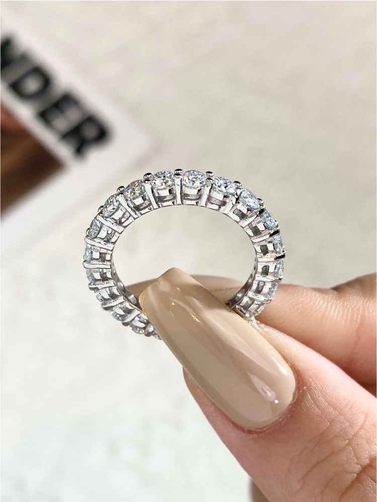 Anéis de Noivado de Moissanite - Body Jewelry High Quality avaliação e preço