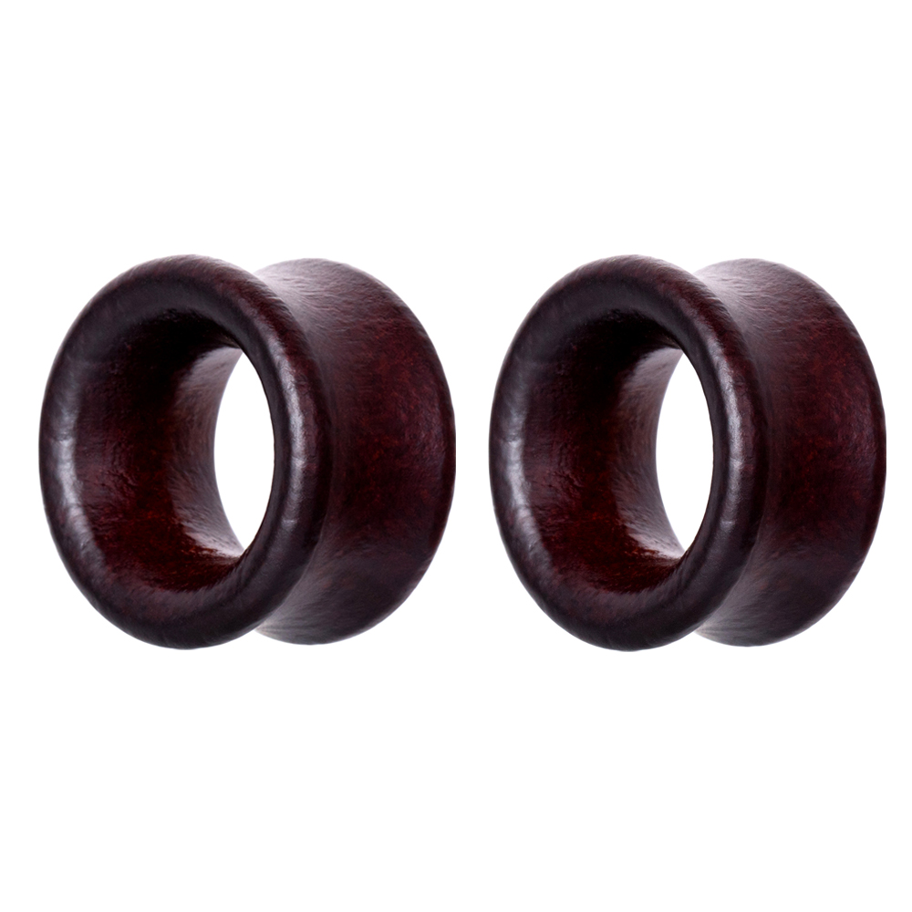 Junlowpy túneis de madeira par - Body Jewelry Ear Gauges avaliação e preço