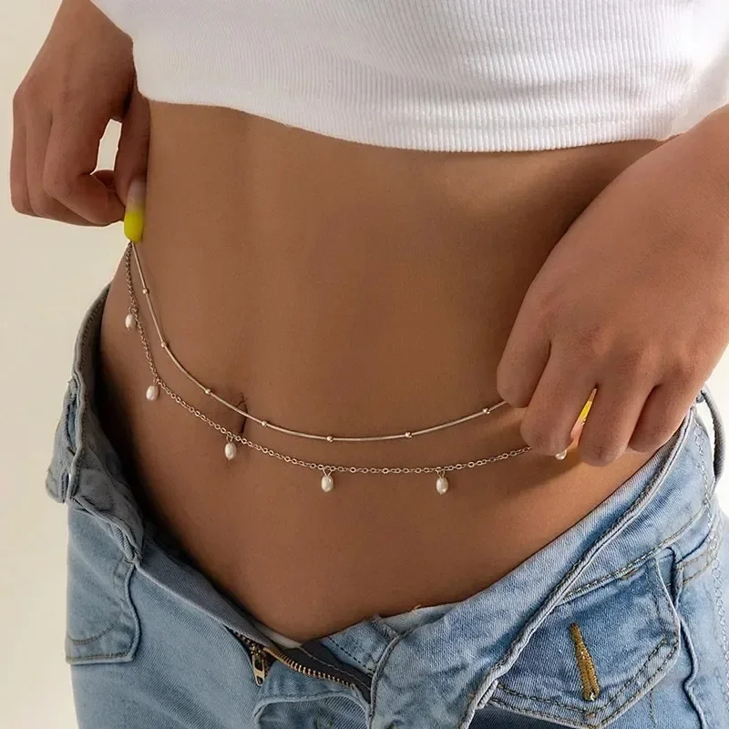 Novo charme sexy dupla camada  - Qualiti Body Jewelry avaliação e preço