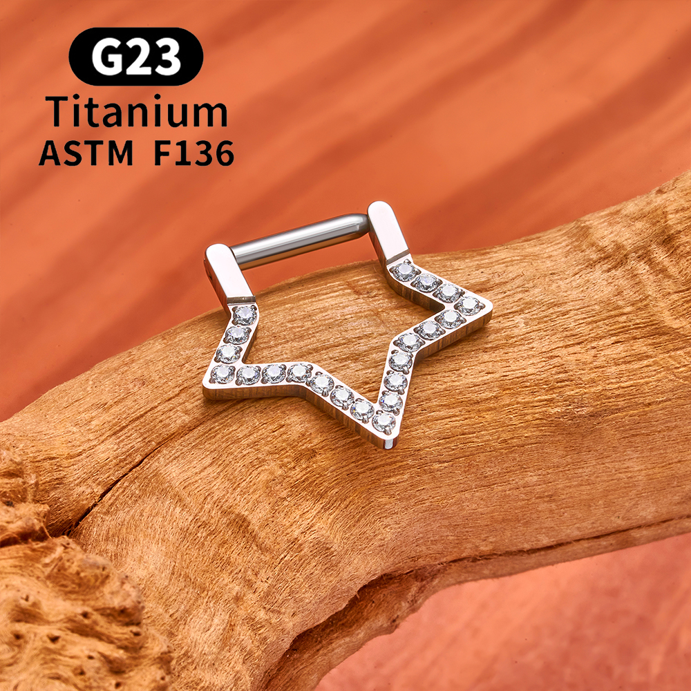 Astm f136 g23 titânio geométri - Helix Cartilage Ring avaliação e preço