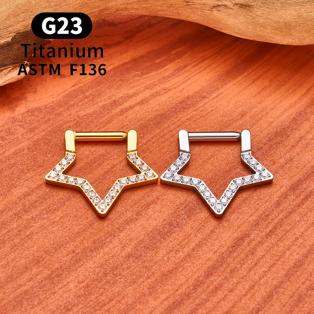 Astm f136 g23 titânio geométri - Helix Cartilage Ring avaliação e preço