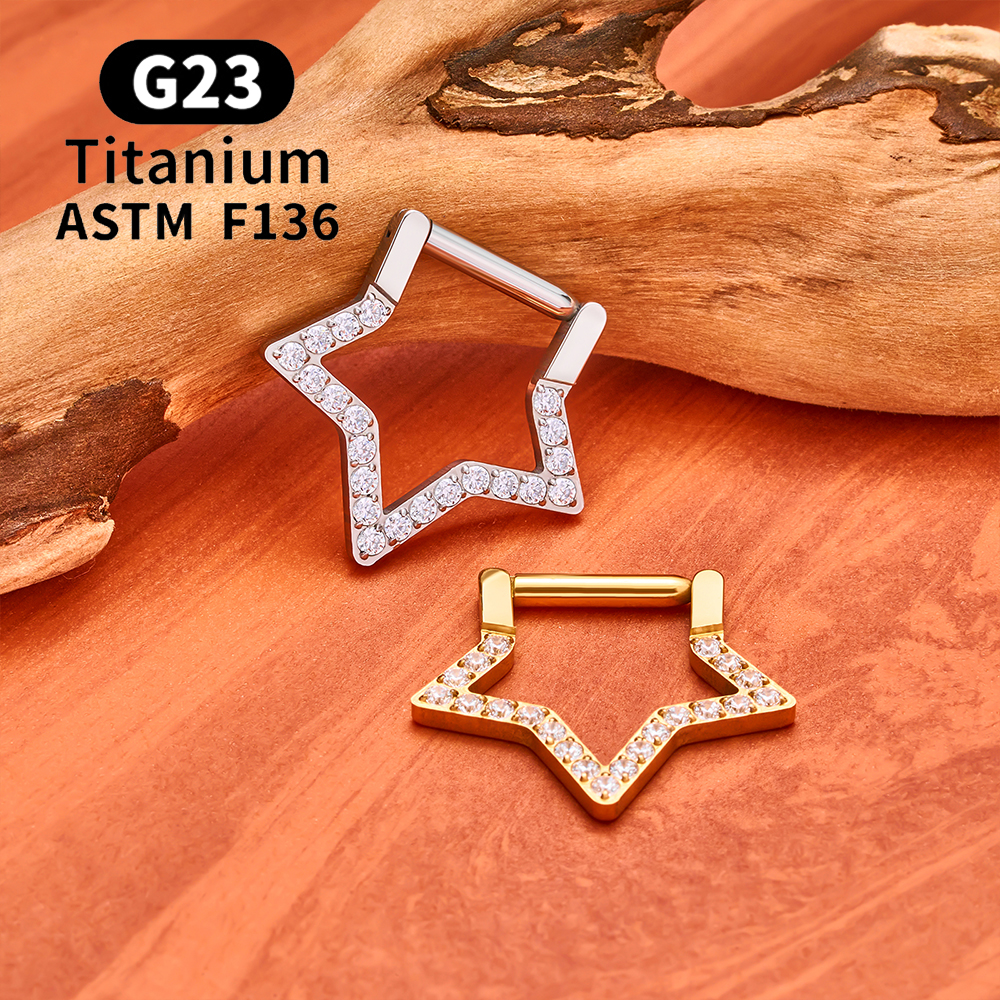 Astm f136 g23 titânio geométri - Helix Cartilage Ring avaliação e preço