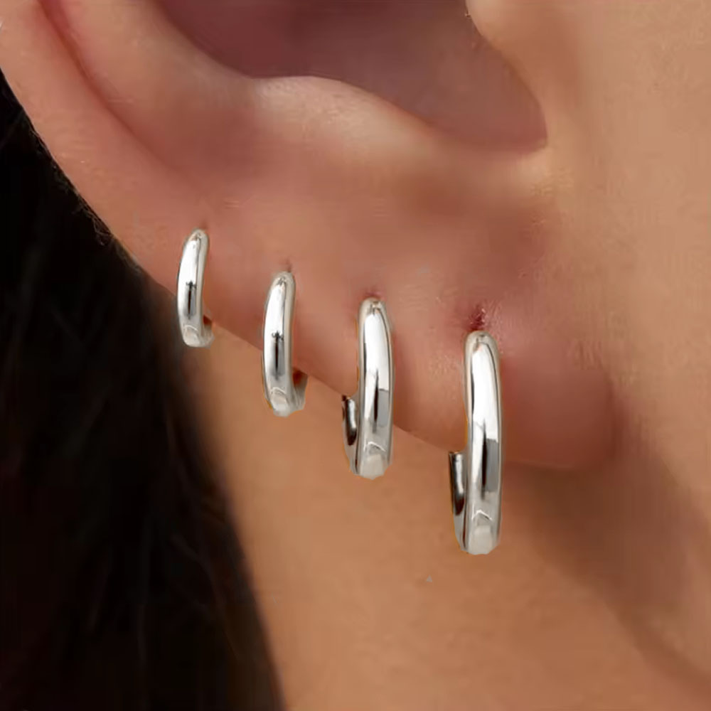 Brincos de argola circulares d - Helix Cartilage Ring avaliação e preço