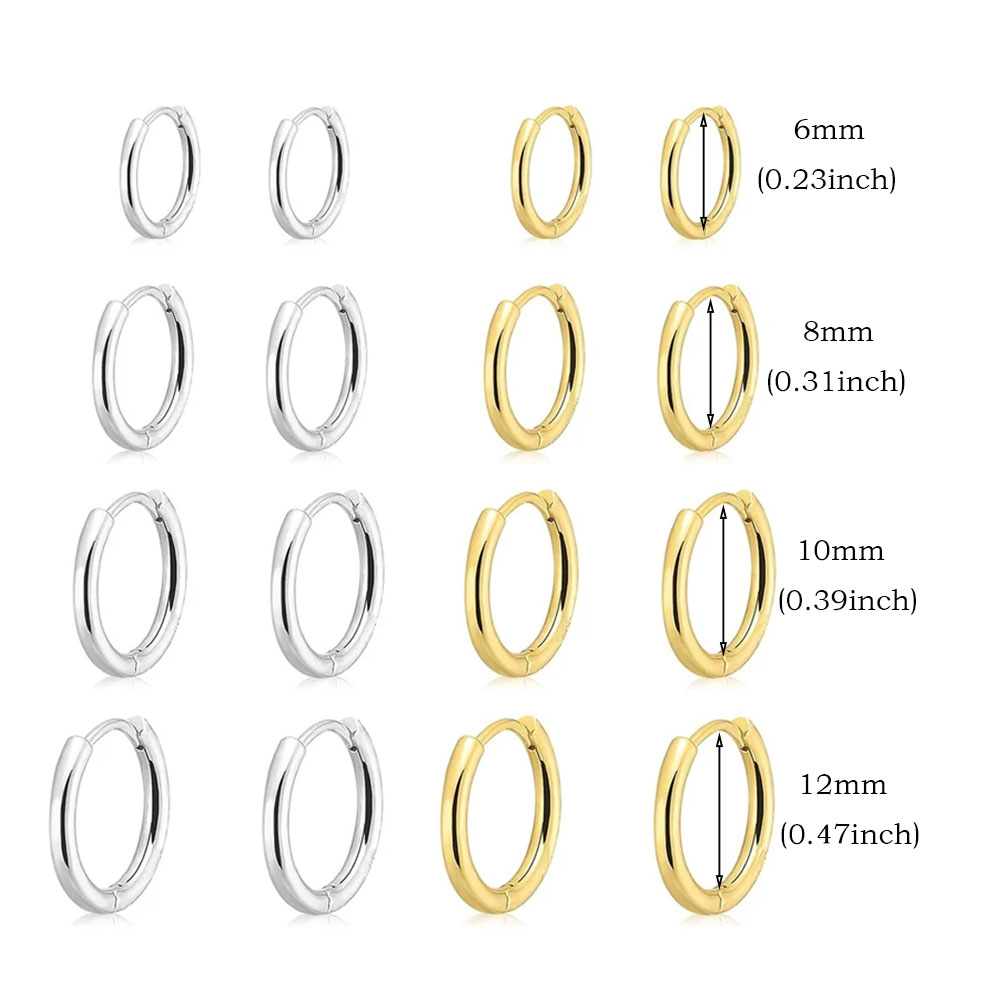 Brincos de argola circulares d - Helix Cartilage Ring avaliação e preço