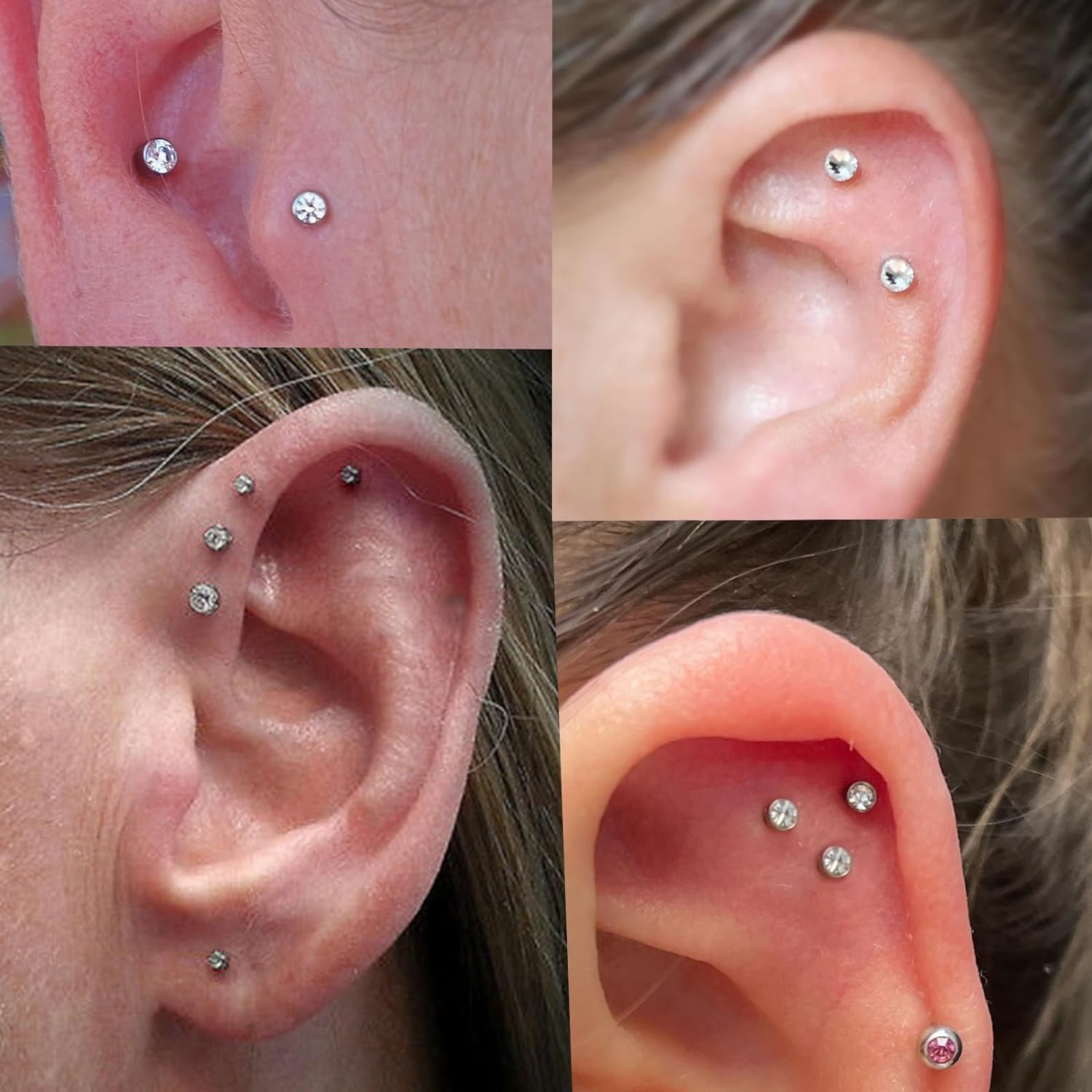 9 peças de Piercings Labiais T - Helix Cartilage Ring avaliação e preço