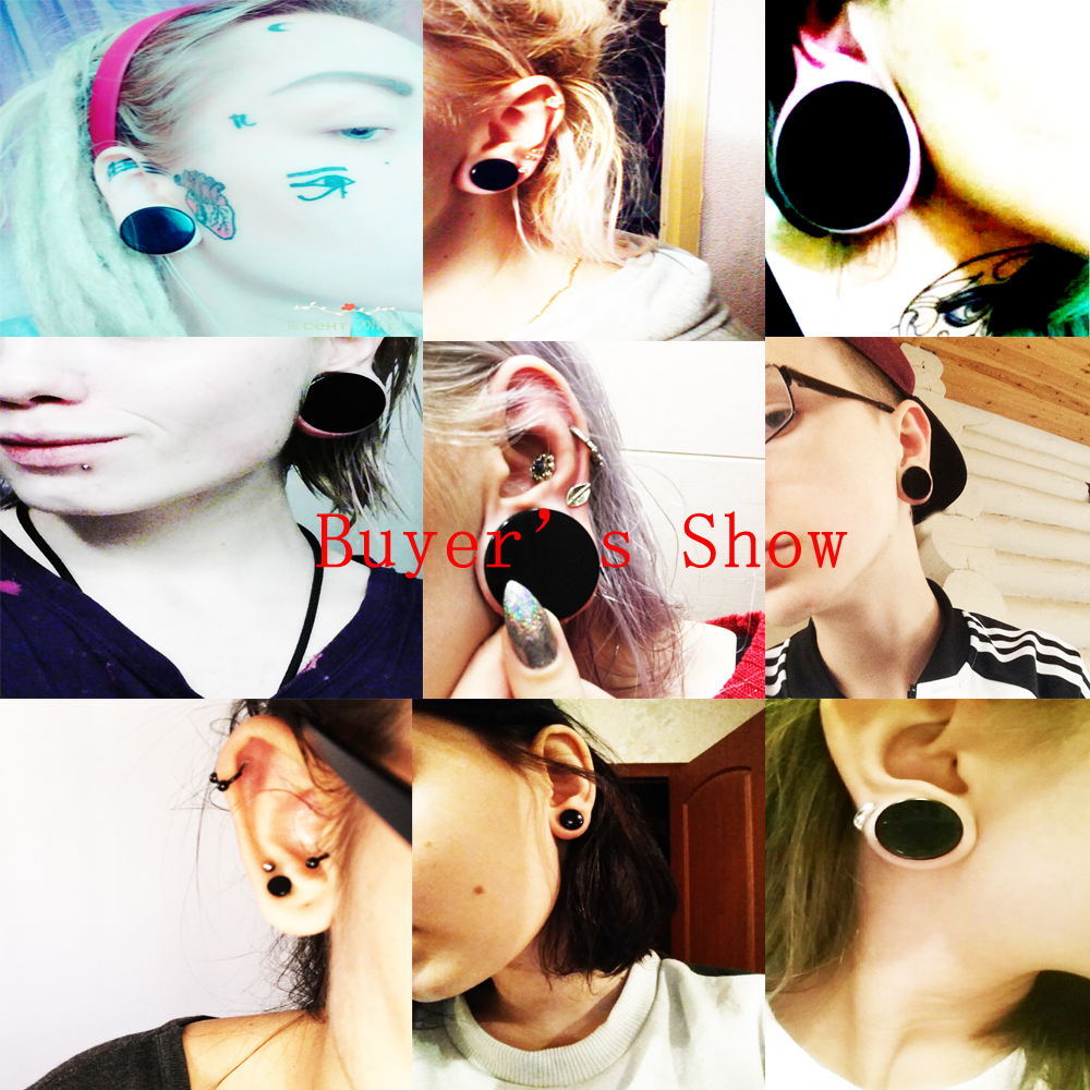 1 par 3mm-50mm tamanho grande  - Body Jewelry Ear Gauges avaliação e preço