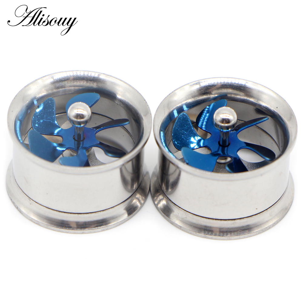 Alisouy 2 peças de hélice de p - Body Jewelry Ear Gauges avaliação e preço