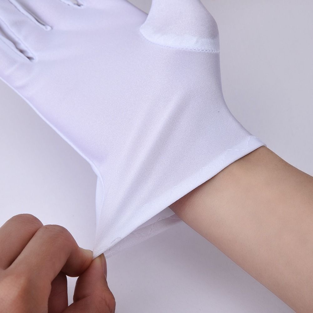 Luvas de algodão branco macio  - Body Jewelry Websites avaliação e preço
