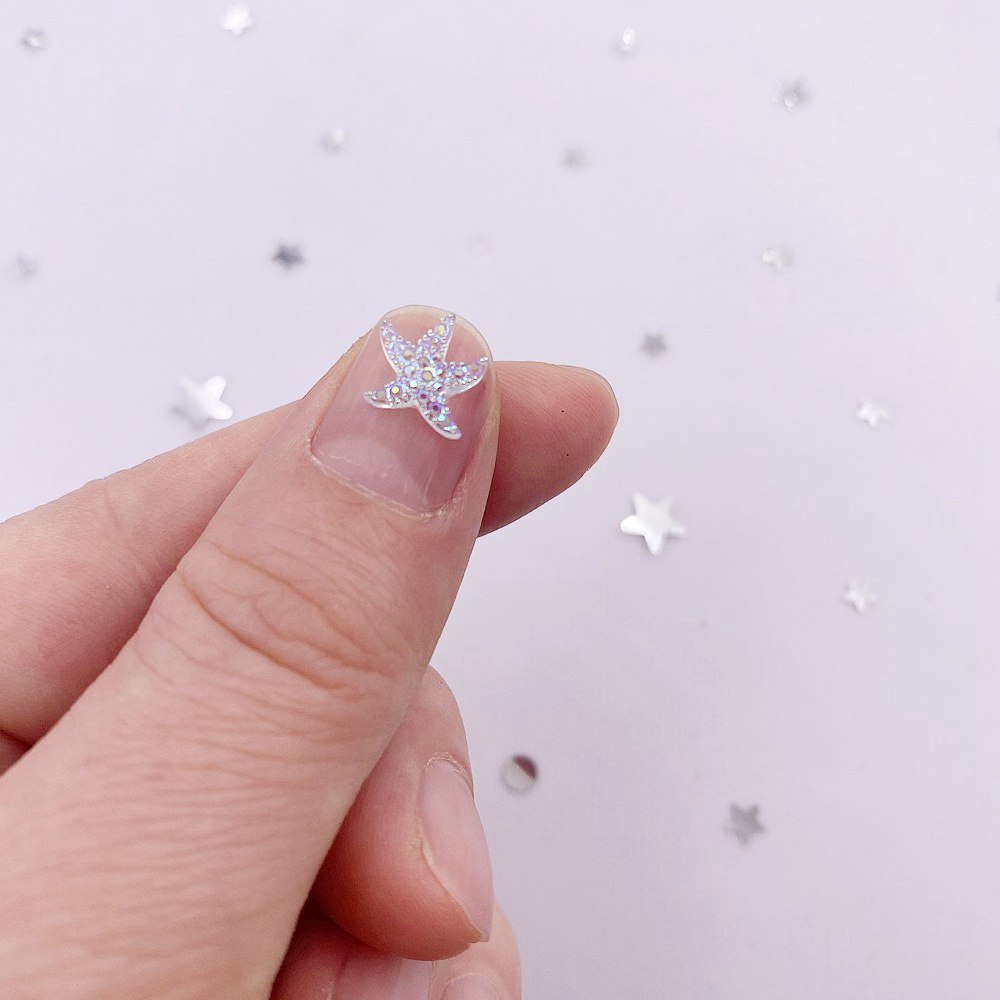 10mm mini estrela brilhante ar - Star Flat Back avaliação e preço