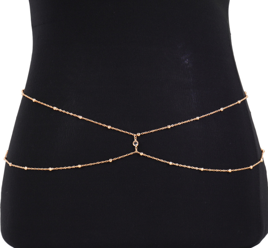 Correntes de barriga frisadas  - Qualiti Body Jewelry avaliação e preço