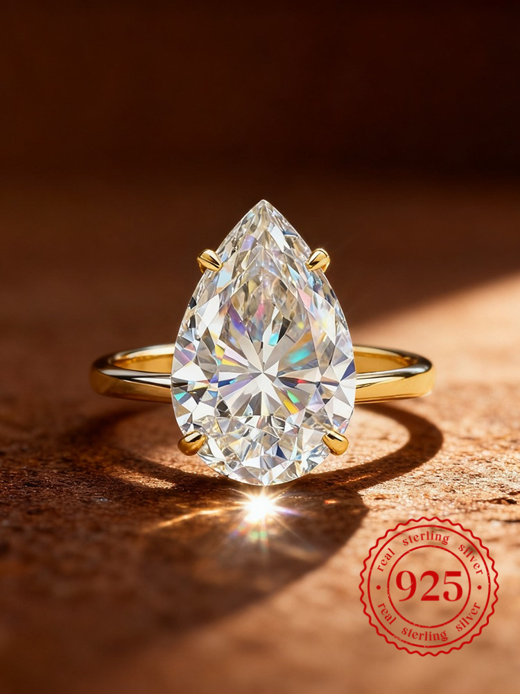 Anel de zircônia em prata este - Body Jewelry High Quality avaliação e preço