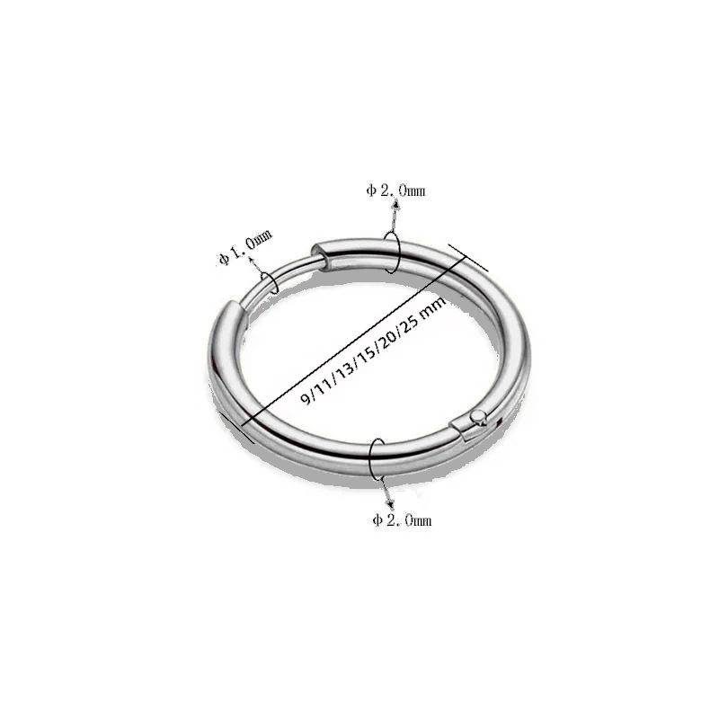 Círculo Redondo Huggies para M - Helix Cartilage Ring avaliação e preço