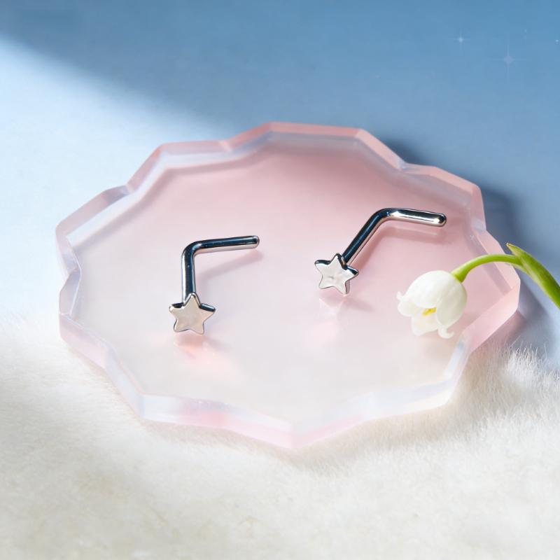 1 Peça de Piercing de Nariz Es - Body Jewelry High Quality avaliação e preço