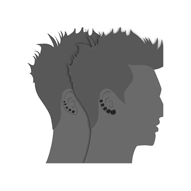 2 peças/1 conjunto de tampões  - Body Jewelry Ear Gauges avaliação e preço
